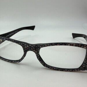 Grotesque Eyeglasses Frames  Yuri Model 150 Black Rectangle